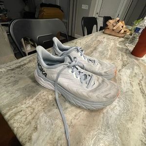 Hoka running shoes blue